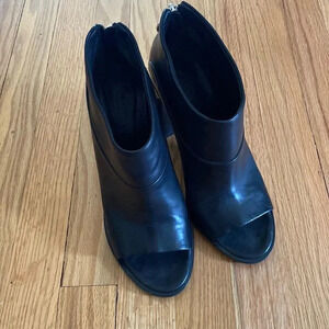 RAG & Bone open toe heeled booties size EU 38 or US 8 beautiful leather EUC